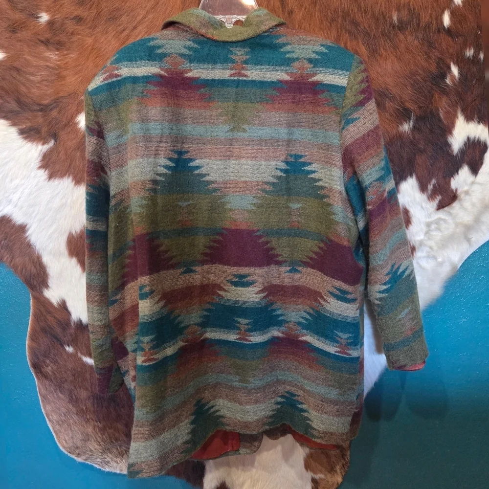 Vintage Change Of Pace Aztec Patterned Sports Coat